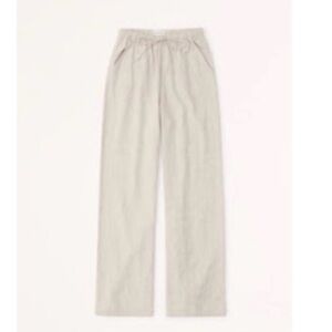 Abercrombie & Fitch Men's Linen-Blend Chinos - Taupe